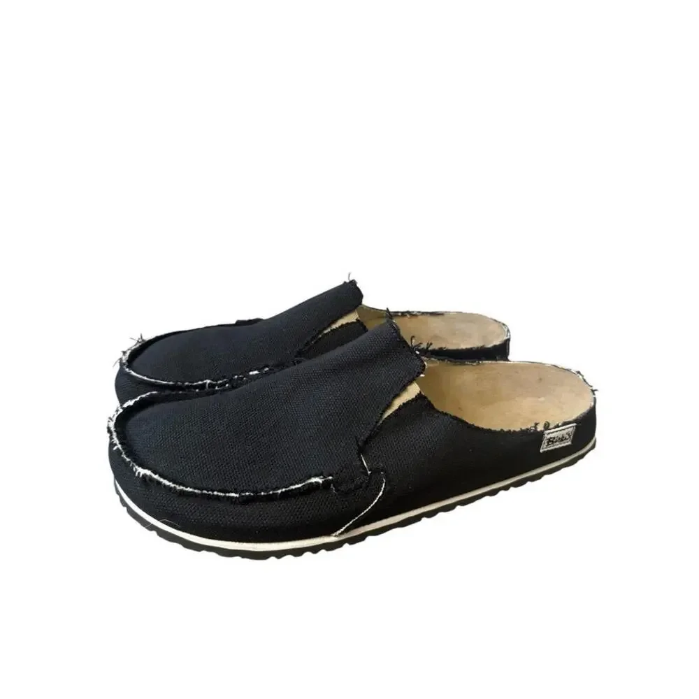 Birki's by Birkenstock Skipper Clog Black Canvas Clog Men size 46 US 13